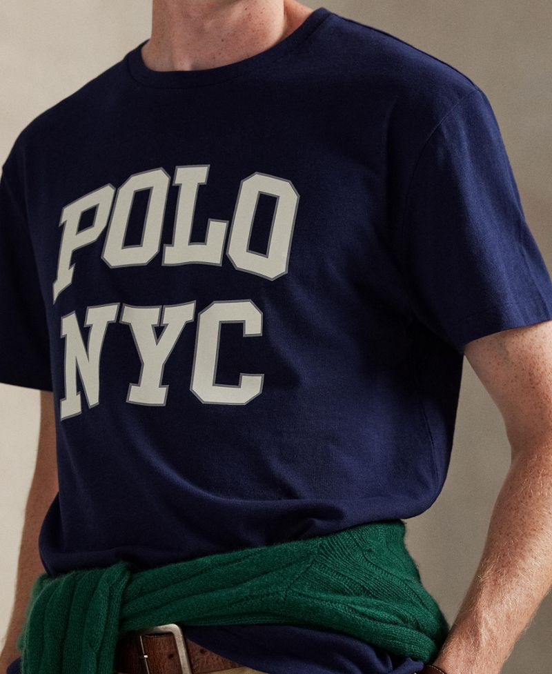 Polo Ralph Lauren Kişi Klassik Oturuşlu Qrafik Köynək