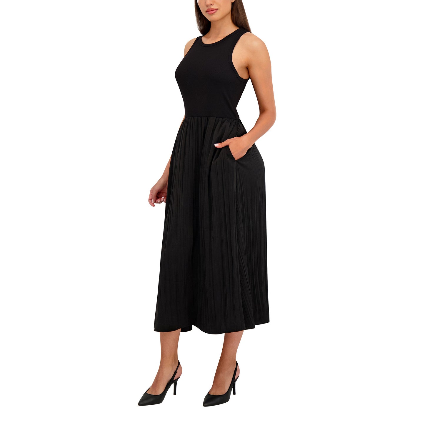 DKNY Qadın Maksi Geyimi, Qara, Kiçik