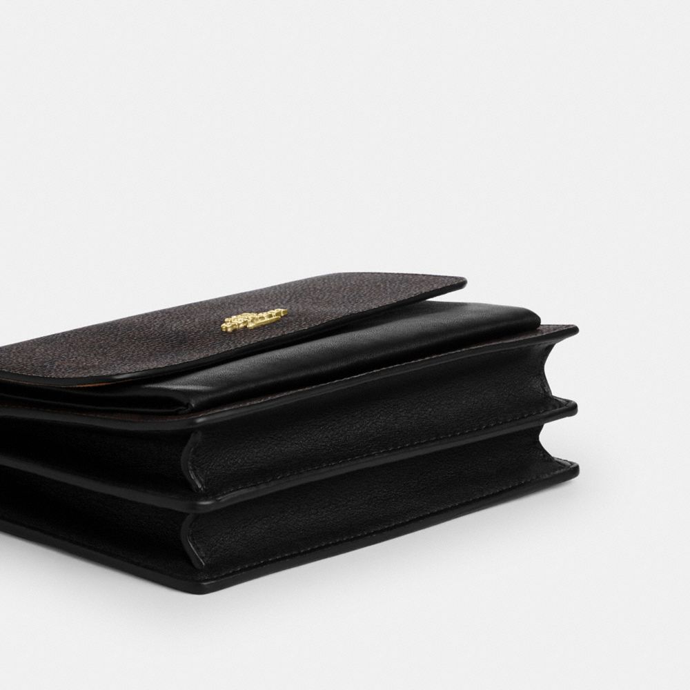 Coach Mini Klare Çapraz Çanta Signature Canvas