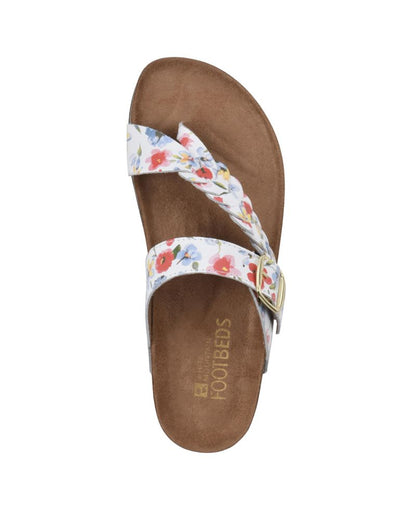 White Mountain Qadın Happier Footbeds Sandal