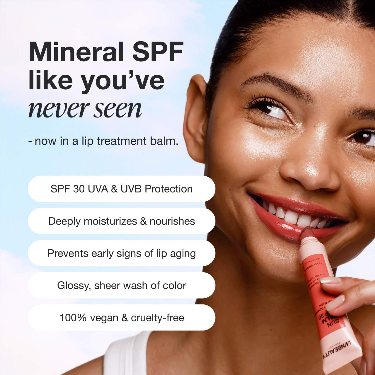 INNBEAUTY PROJECT Sun Balm Mineral SPF 30 Geniş Spektrli Dodaq Balzamı