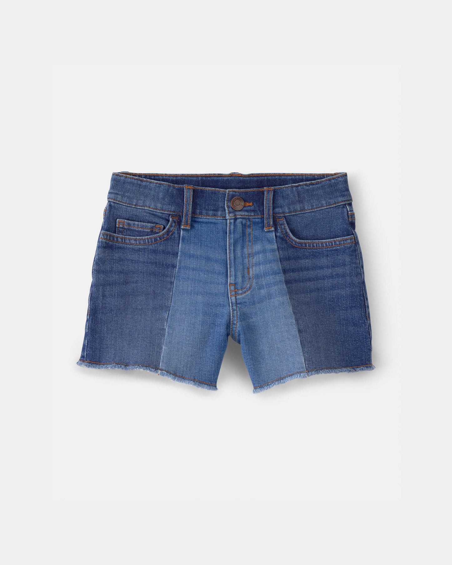 OshKosh B'gosh Qız Uşaq Rəngli Cins Şorts - Tünd Yuyunmuş