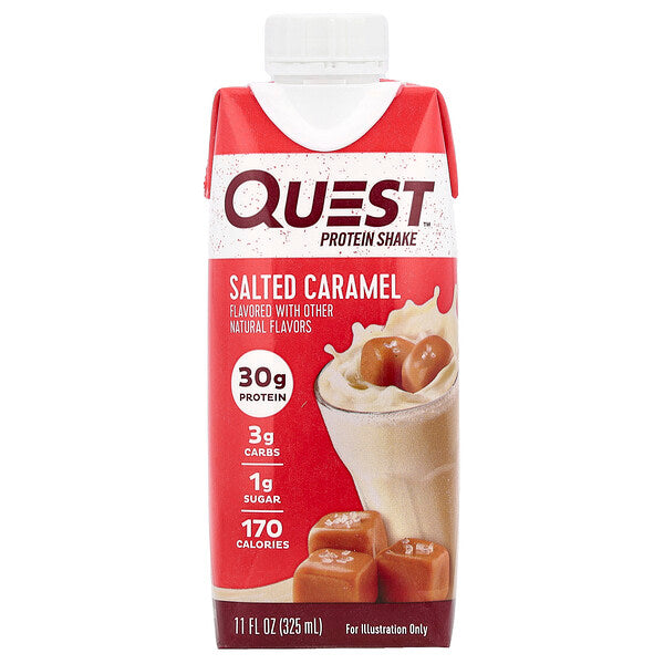 Quest Nutrition Protein Shake Şorlu Karamel 4 Ədəd 325 ml