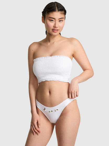 PINK Iris Rib Bikini Üstü