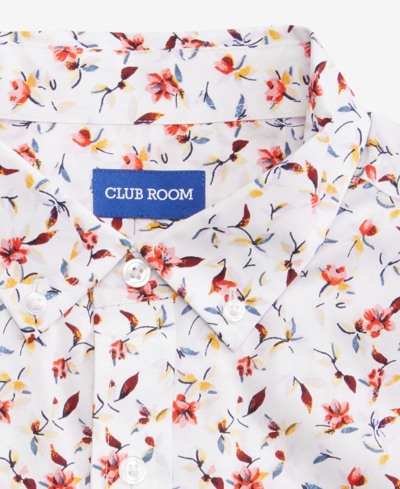Club Room Kişi Qısa Kollu Poplin Köynəyi