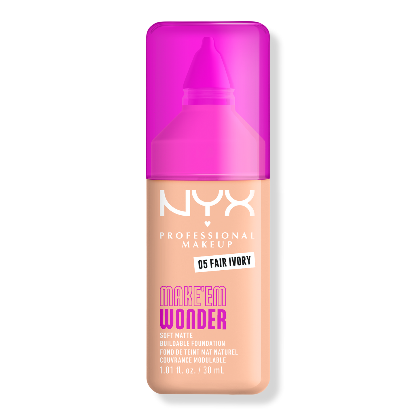 NYX Professional Makeup Make 'EM Wonder 24H Soft Matte Tonal Krem