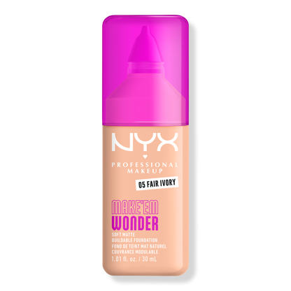 NYX Professional Makeup Make 'EM Wonder 24H Soft Matte Tonal Krem