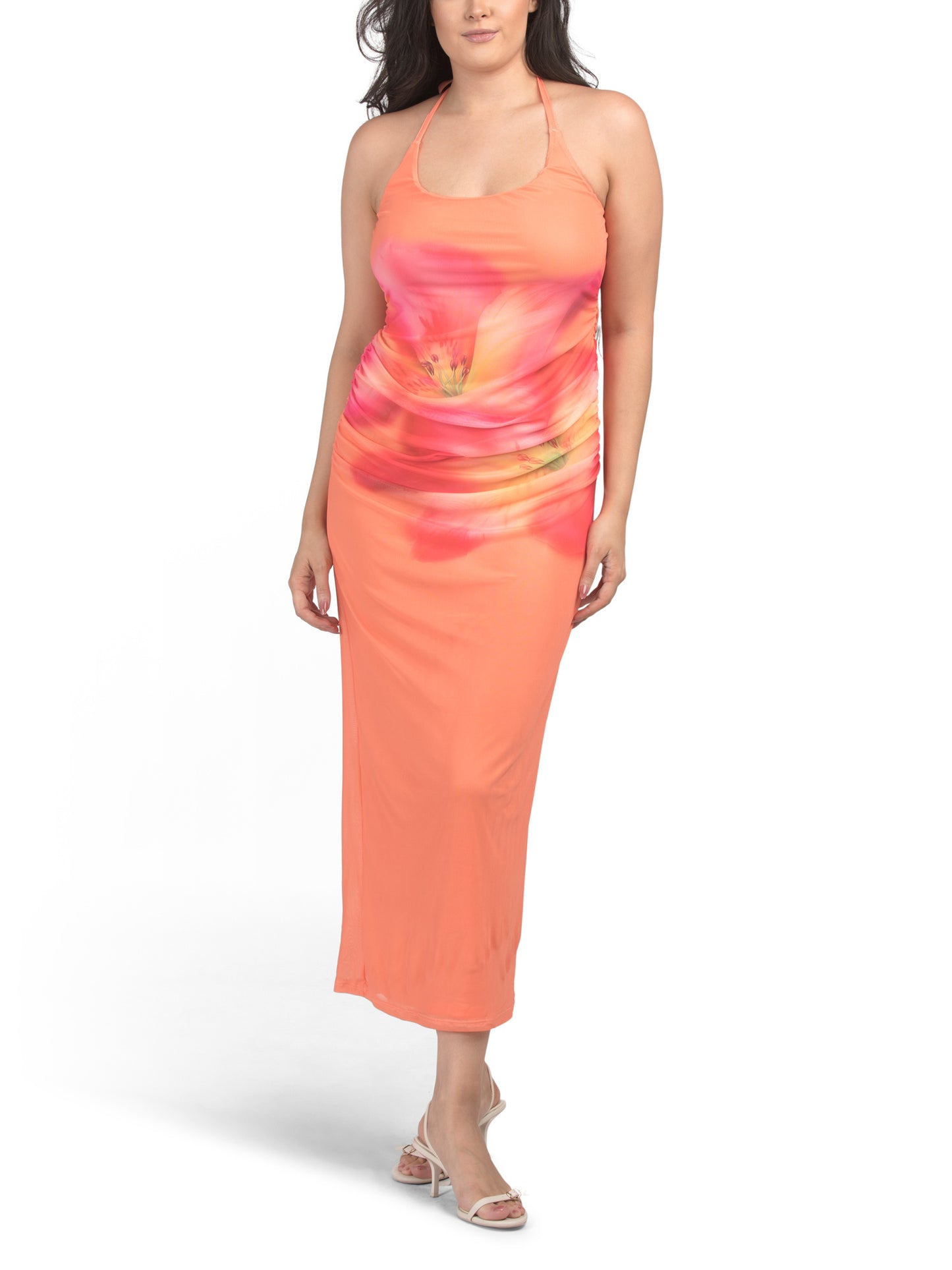 MADDEN GIRL Halter Neck Maxi Geyimi