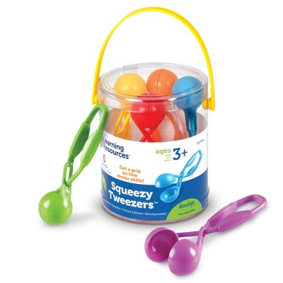 Learning Resources Squeezy Tweezers - Sensory Bin Alətləri, Su Masası Oyuncaqları, 3+ Yaş
