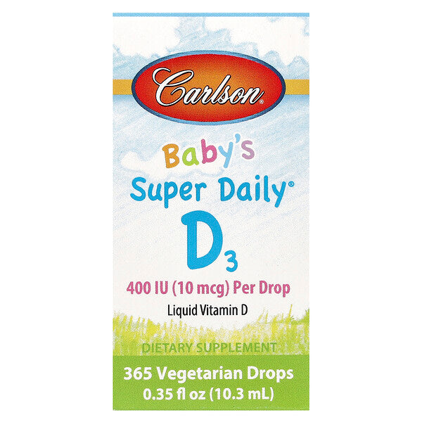 Carlson Baby S Super Daily D3 10 Mcg 400 IU 10,3 ml