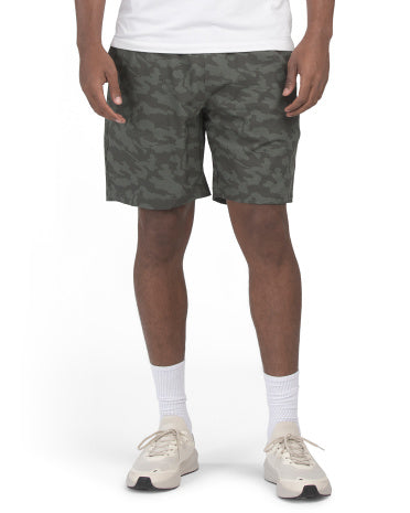 KENNETH COLE Tech Jogger Camo Performans Şortu