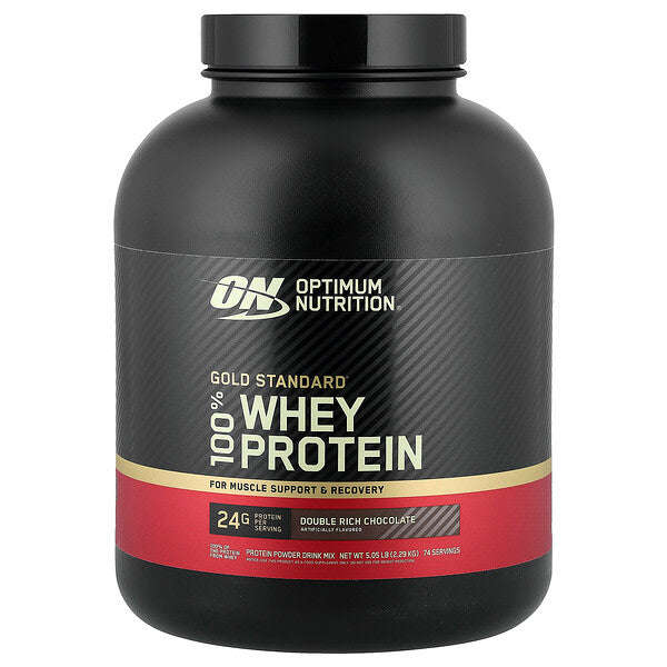 Optimum Nutrition Gold Standard 100 Whey Protein Qoşa Zəngin Şokolad 5.05 Funt 2.29 Kq YoxYox