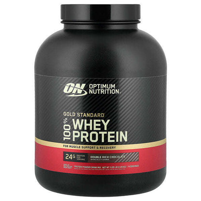 Optimum Nutrition Gold Standard 100 Whey Protein Qoşa Zəngin Şokolad 5.05 Funt 2.29 Kq YoxYox