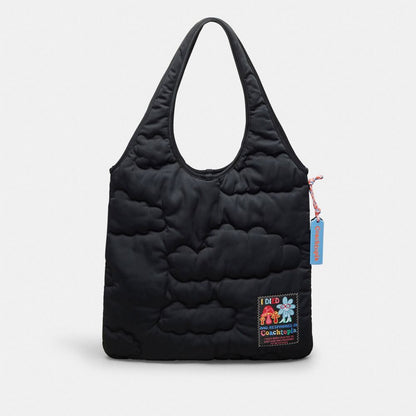 Coachtopia Loop Düz Tote Bulut Quilting ilə