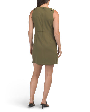 BCBG Button Detail Mini Geyim