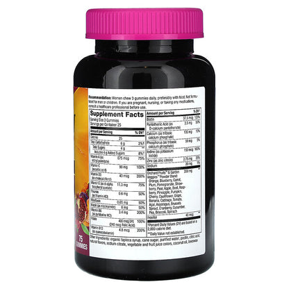 Nature's Way Alive Qadın Premium Qamma Multivitamin Üzüm Gilas Göyçəyin Acai 75 Qamma