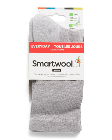 SMARTWOOL ABŞ-da Hazırlanmış Merino Yün Qarışığı Gündəlik Bərk Təbəqəli Ekipaj Çorapları