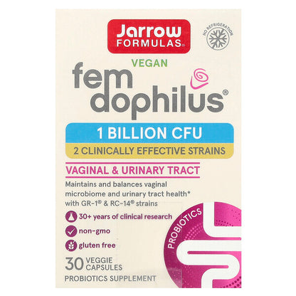 Jarrow Formulas Vegan Fem Dophilus 1 Milyard CFU 30 Bitki Kapsulu
