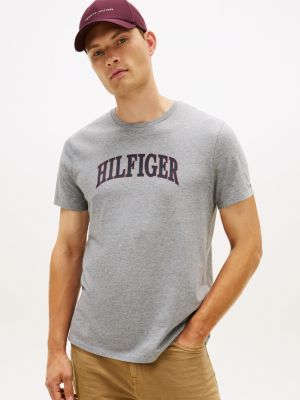 Tommy Hilfiger Hilfiger Arch Logo T-Shirt, Boz Melange YoxYox