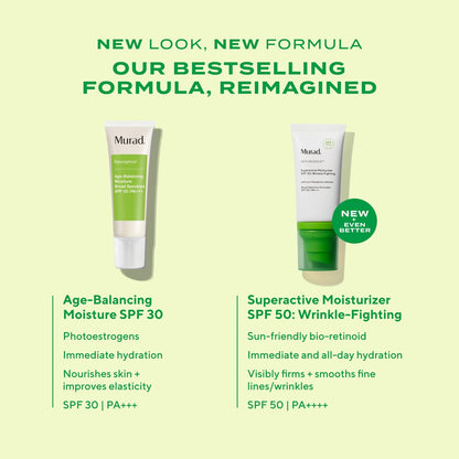 Murad Superactive Qırışları Əleyhinə Nəmləndirici Krem SPF 50 Günəş Dostu Retinol