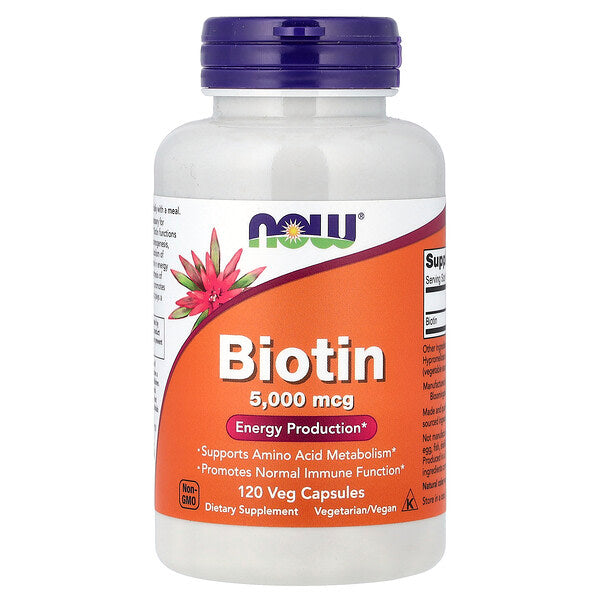 Now Foods Biotin 5000 Mcg 120 Bitki Kapsulu