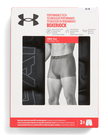 3 Paket Performans Texnologiyası Kişi Boxer Briefs