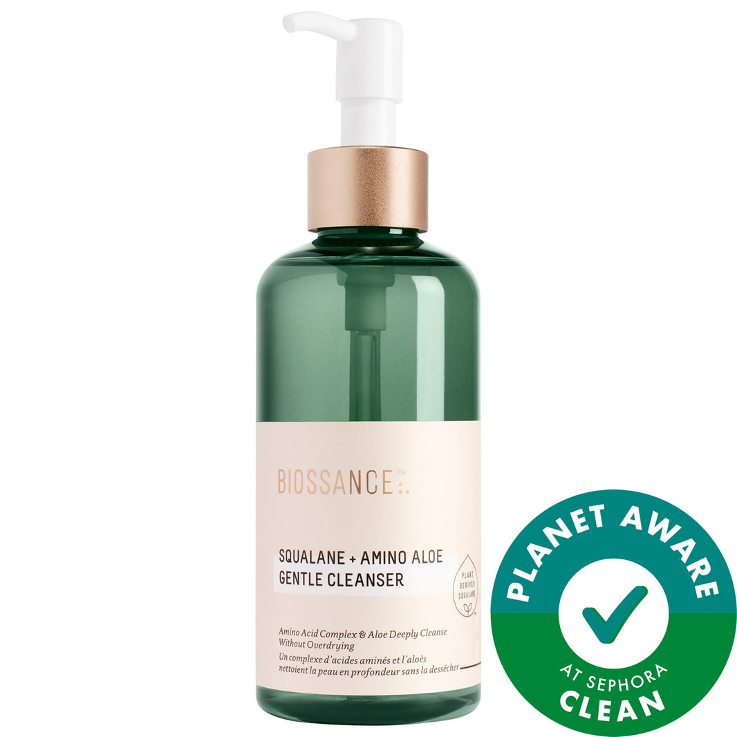 Biossance Amino Aloe Mənzil Azaldıcı Yümuşaq Tənظif Edici + Squalane