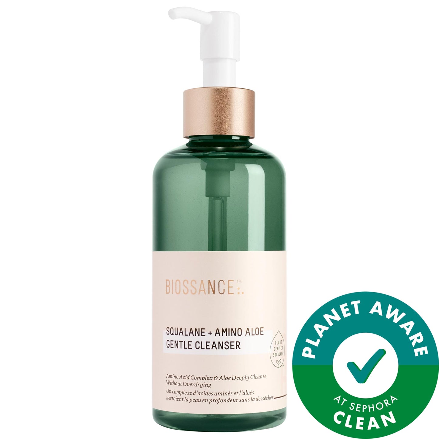 Biossance Amino Aloe Mənzil Azaldıcı Yümuşaq Tənظif Edici + Squalane