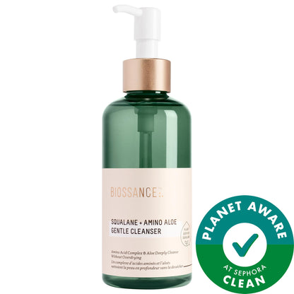 Biossance Amino Aloe Mənzil Azaldıcı Yümuşaq Tənظif Edici + Squalane