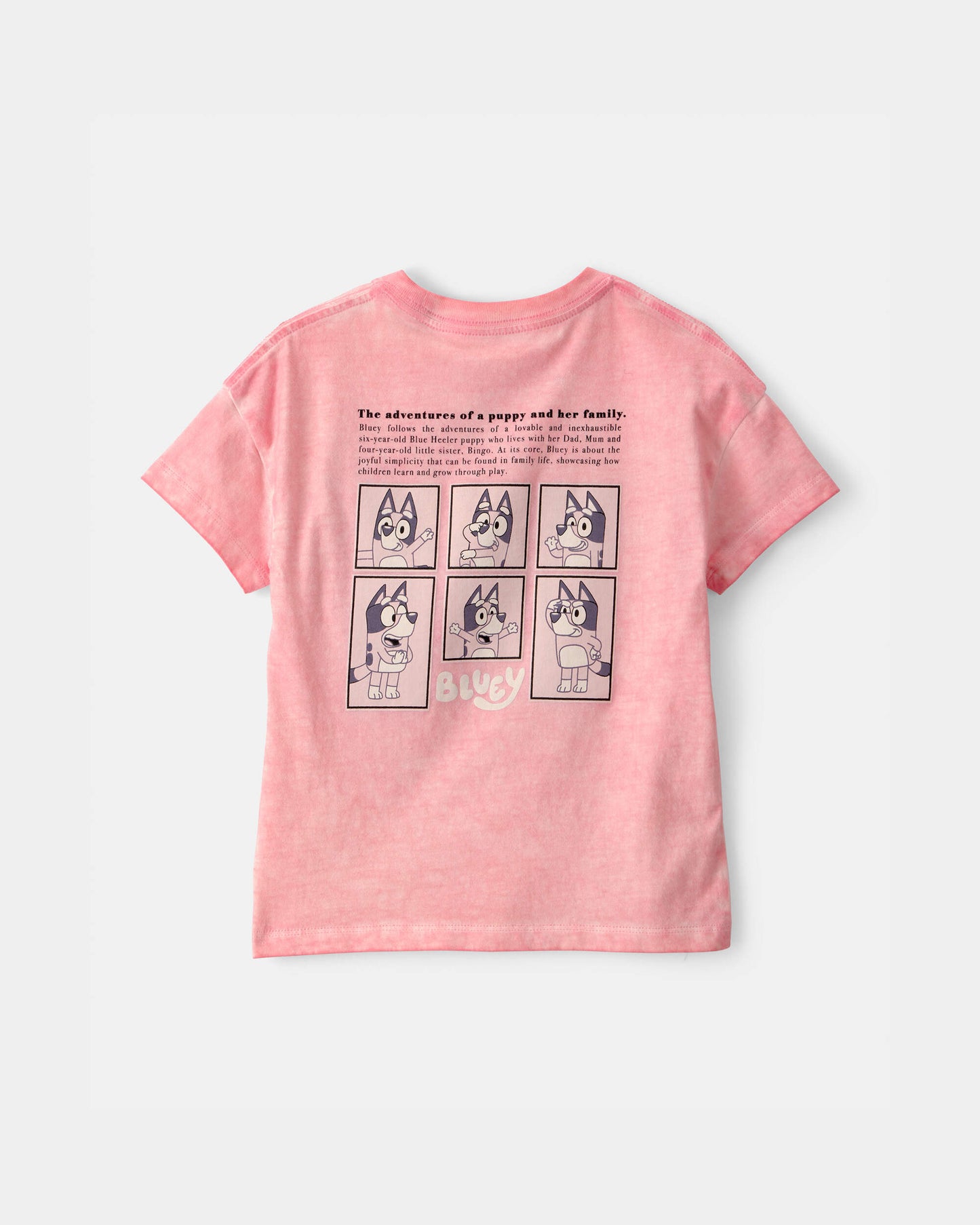 Carter's Toddler Girl Bluey™ Qrafik Köynəyi - Çəhrayı