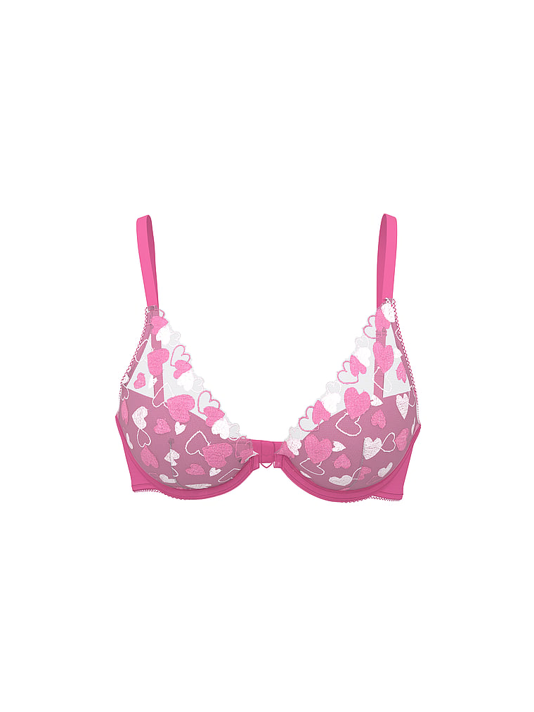 PINK Wink™ Açıq Dekolteli Yüngül Kəsilmiş Ləbəs