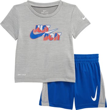 Nike Uşaq Dropset Qrafik Köynək və Şort Dəsti