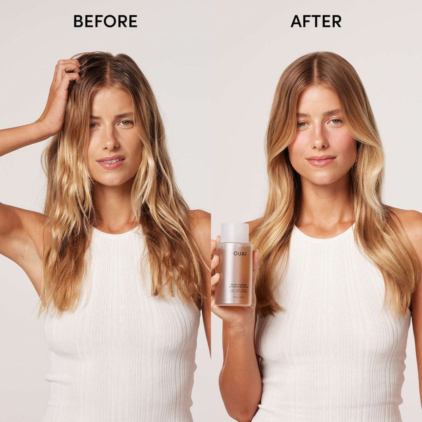 OUAI Detox Clarifying Şampun Apple Cider Vinegar ilə YoxYox