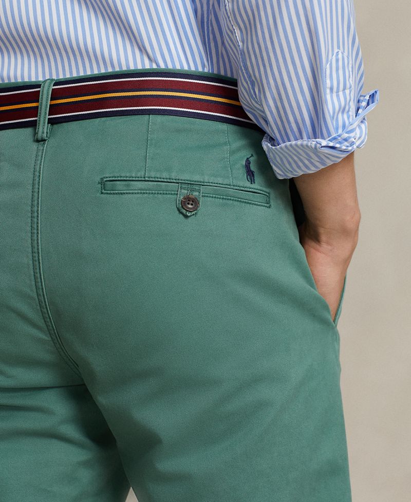 Polo Ralph Lauren Kişi Düz Kesim Yıkama Elastik Chino Şalvar