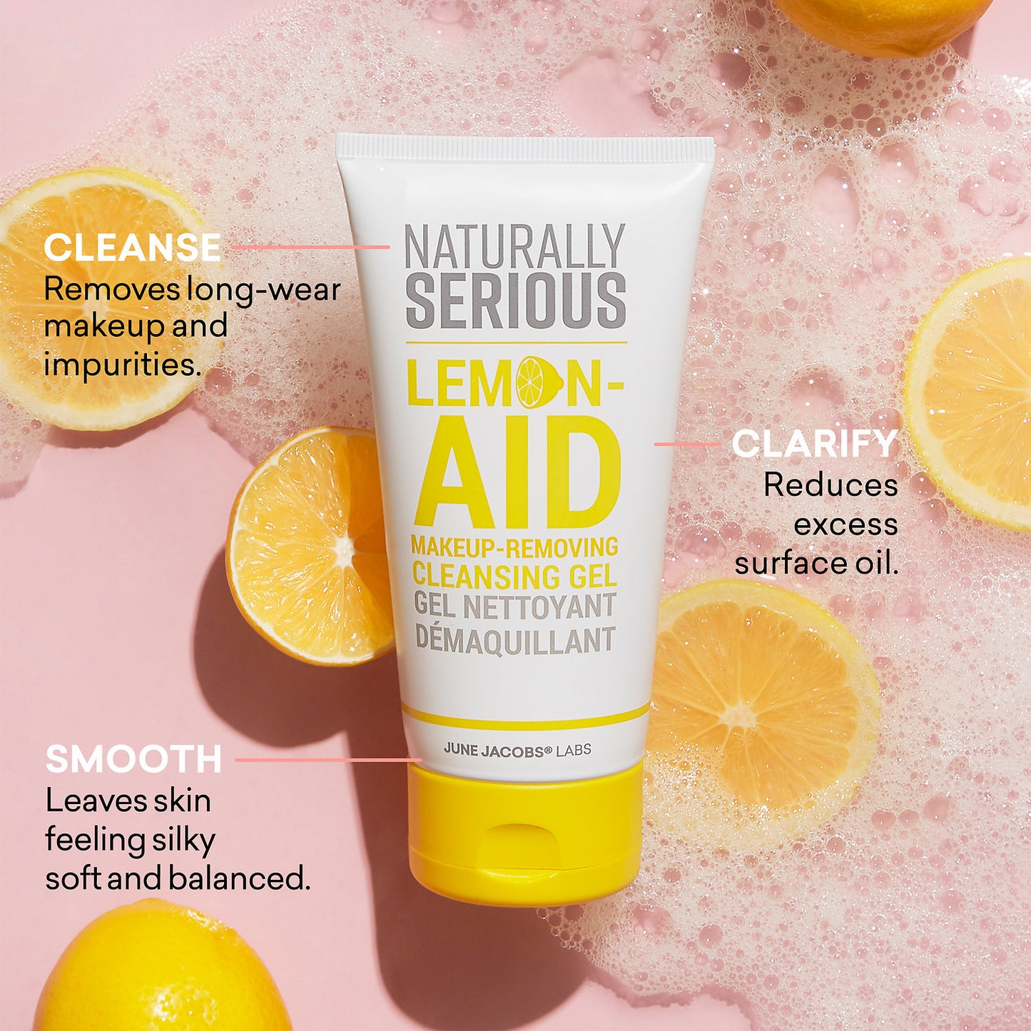 Naturally Serious Limon-Aid Makeup-Çıxarıcı Təmizləyici Gel