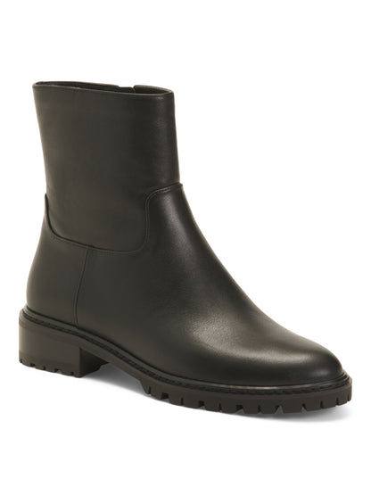 STUART WEITZMAN Leather City Zip Çəkmələri