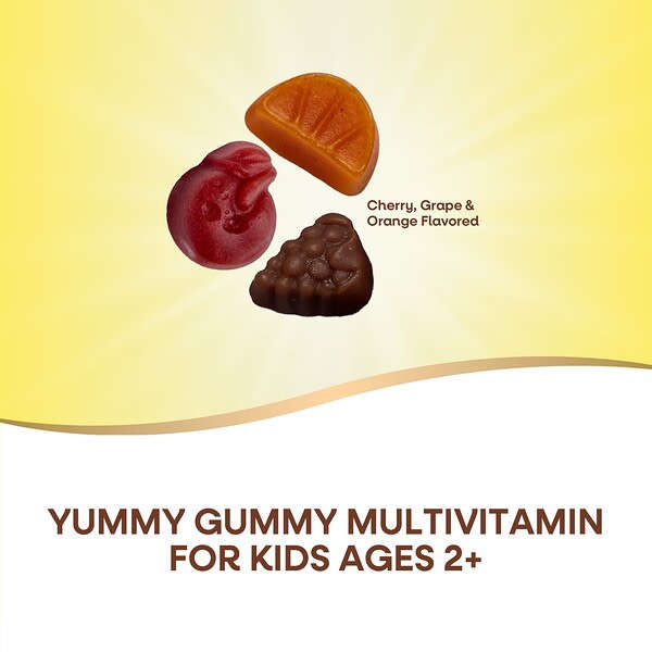 Nature's Way Alive Kids Premium Gummy Multivitamin Qara Giles Uzum Portakal 90 Gummies YoxYox
