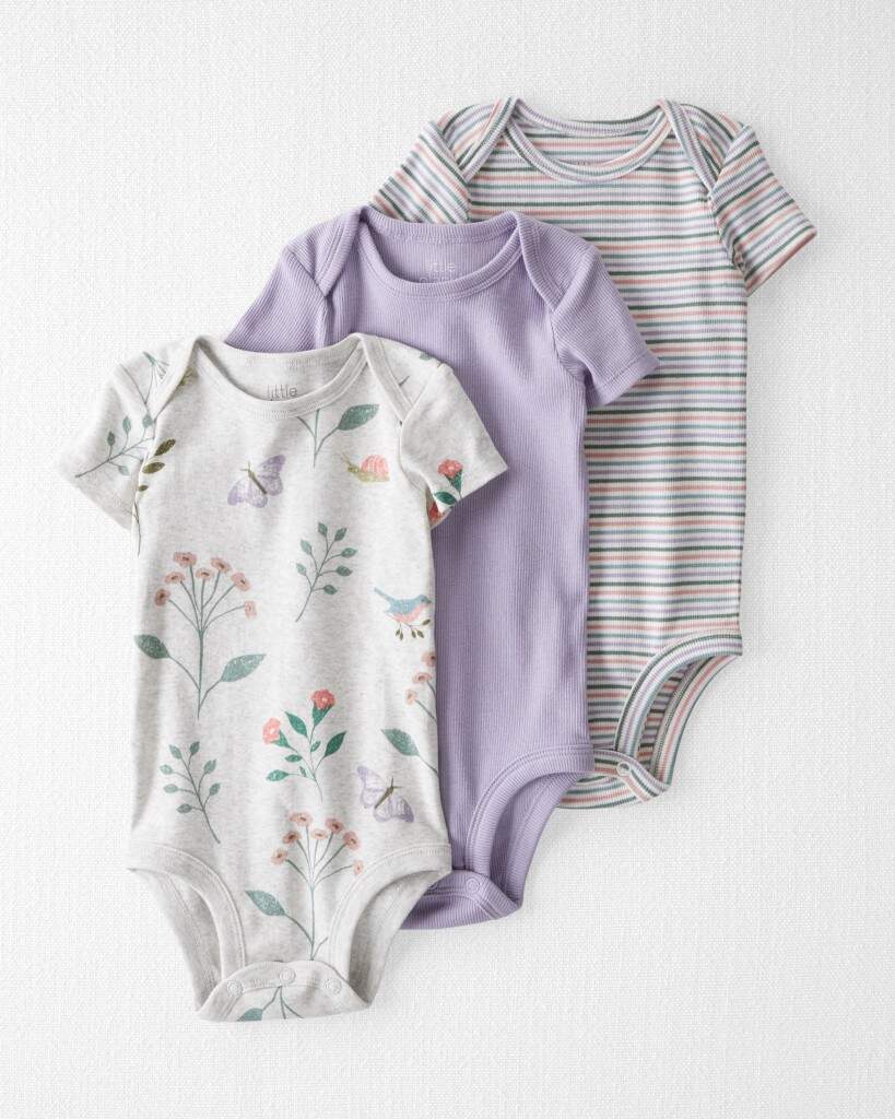 Carter's Uşaq 3-Pack Üzərlik Bodysuits Üzərlik