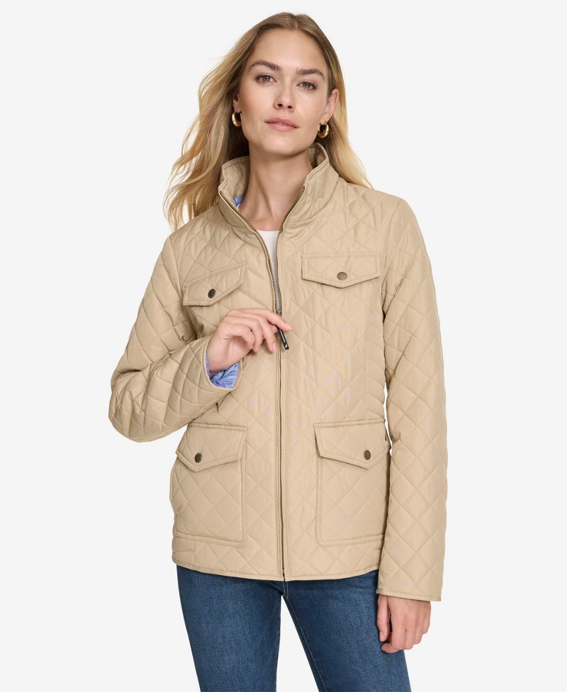 Nautica Jeans Nautica Qadın Bütün Rəngli Preslənmiş Gödəkçə