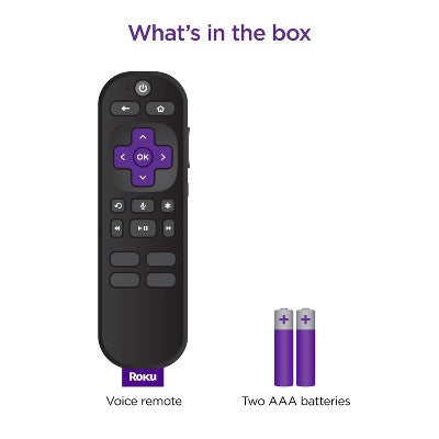 Roku Səs Pultу (Rəsmi) Roku Pleyer, Roku Audio və Roku TV üçün: İnfraqırmızı və RF Idarəetməsi
