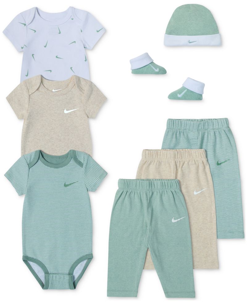 Nike Körpə Zəruri Əşyalar Çox Paketli Bodysuitlər, Şalvarlar və Aksesuar Dəstləri
