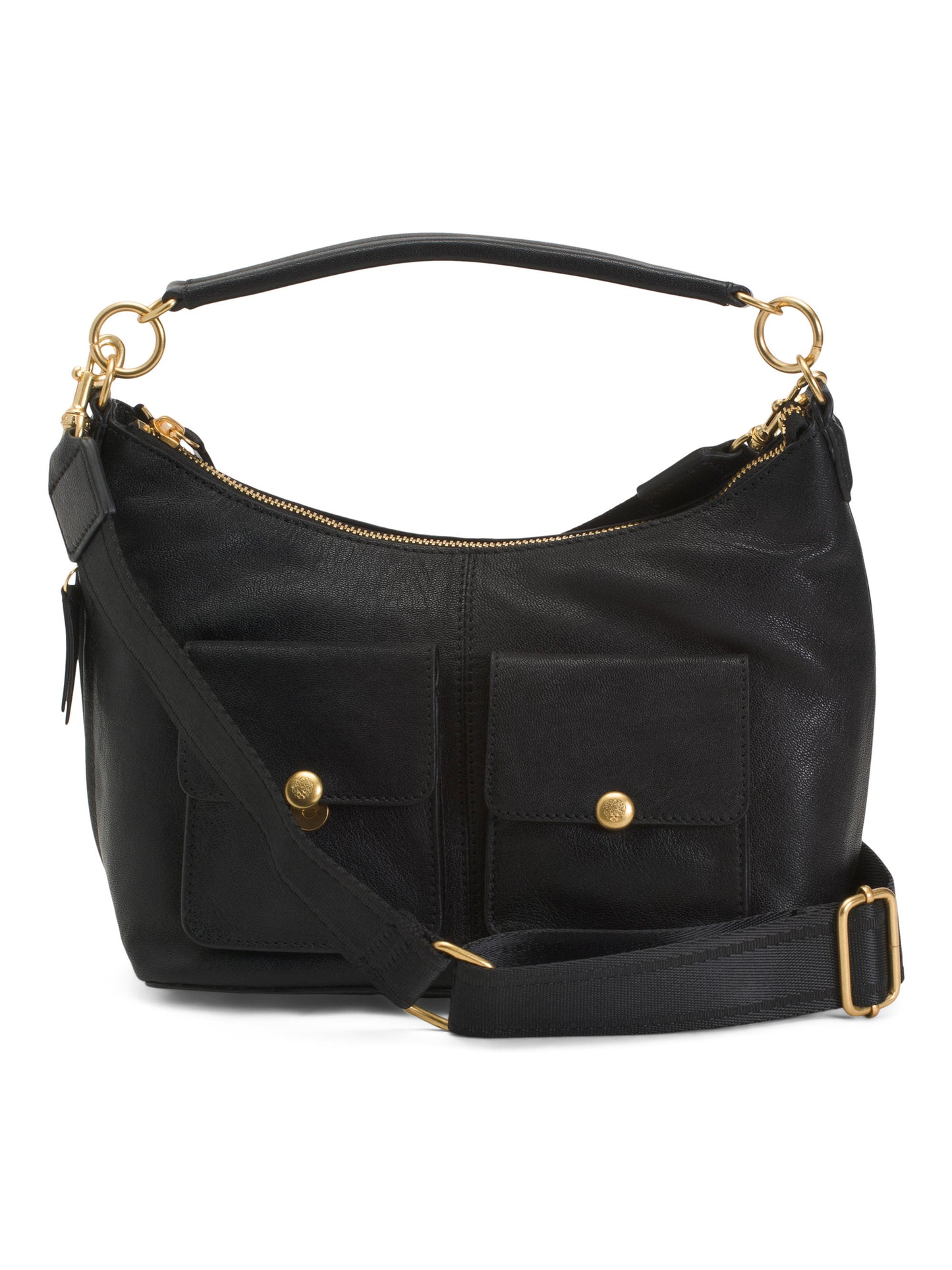 VINCE CAMUTO Leather Carly Çanta Çiyin Askısı ilə