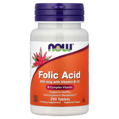 Now Foods Folik Turşusu 250 Tablet