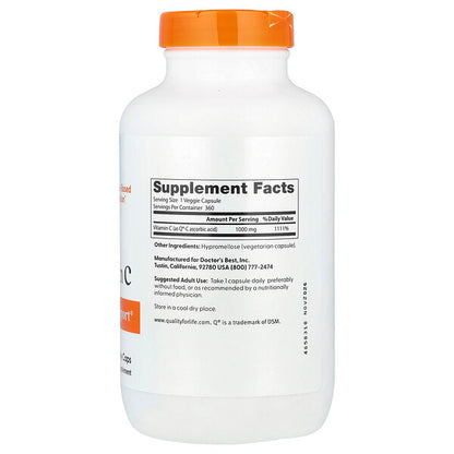 Doctor's Best Vitamin C 1000mg 360 Veqetarian Kapsul