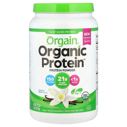 Orgain Organik Protein Tozu Bitki Əsaslı Vanilya Fasulyəsi 2.03 Lb 920 G YoxYox