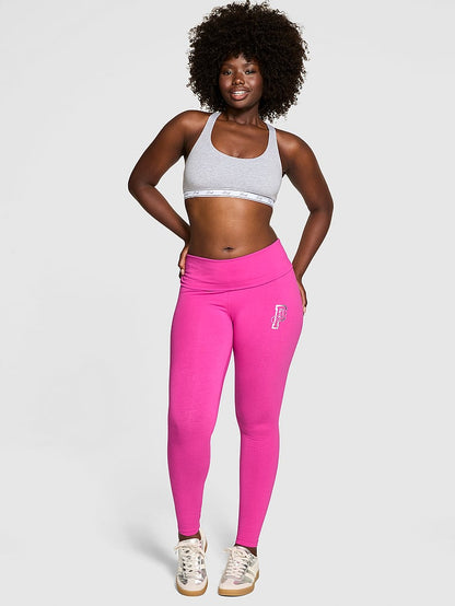 PINK All-Day Cotton™ Foldover Leggings