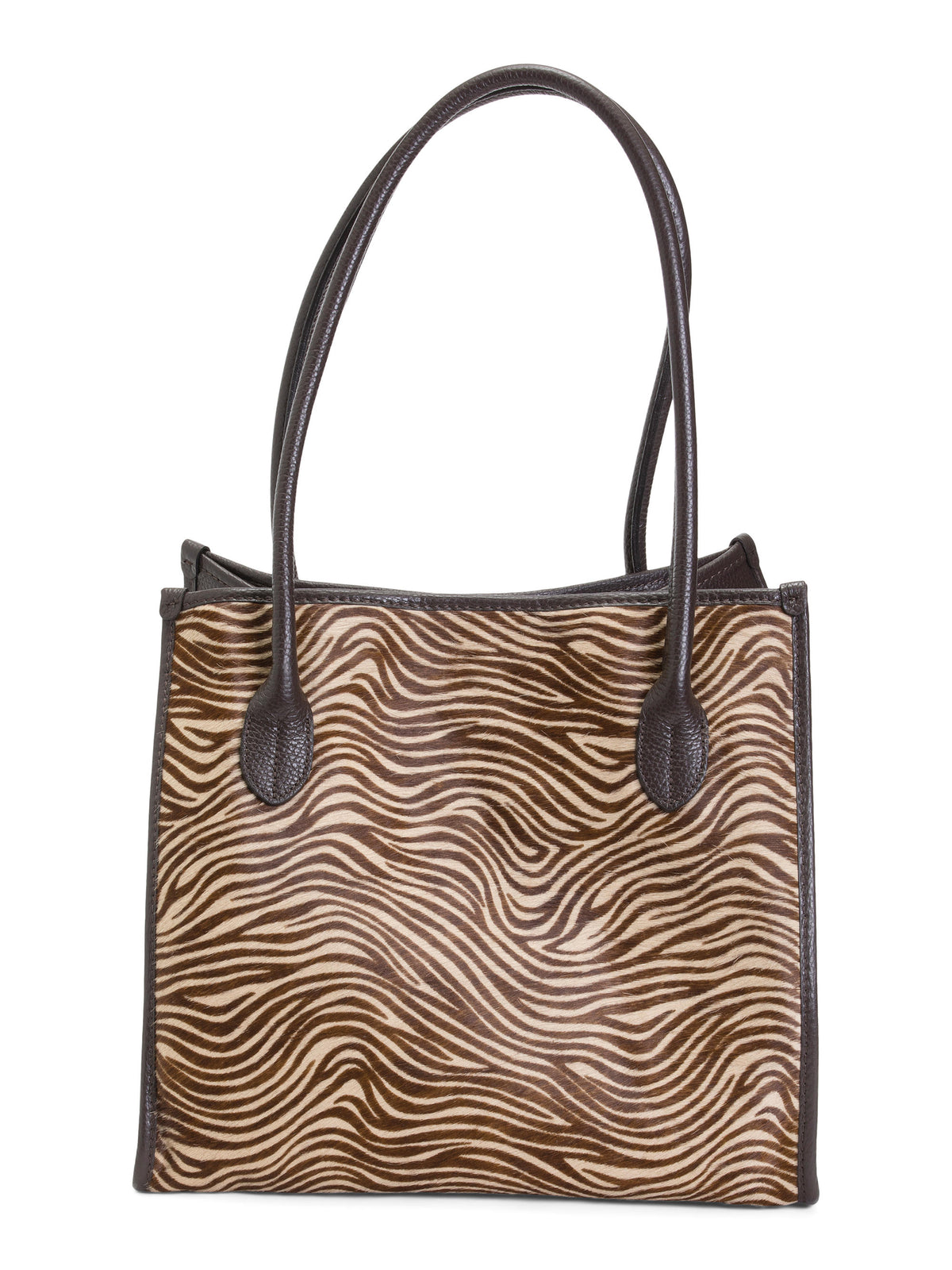 DIVINA FIRENZE Made In Italy Haircalf Central Panel Çanta