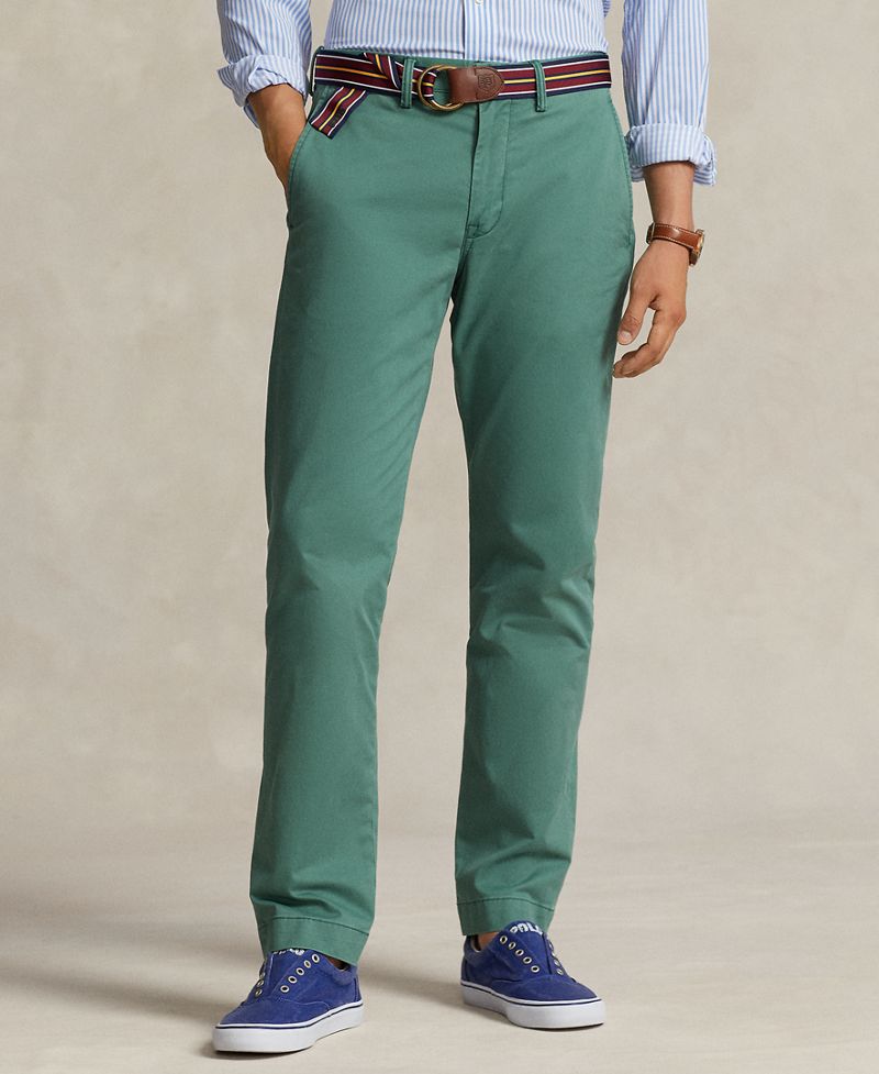 Polo Ralph Lauren Kişi Düz Kesim Yıkama Elastik Chino Şalvar