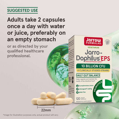 Jarrow Formulas Jarro Dophilus Eps 120 Veggie Caps 5 Milyar Cfu Per Kapsul YoxYox