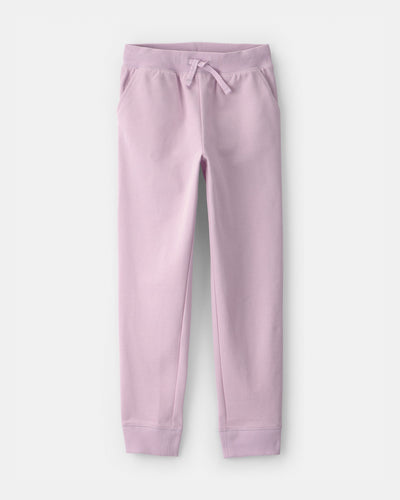 OshKosh B'gosh Qız Uşaq Bağcıqlı Örme Joger - Bənövşəyi